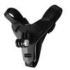 Black Motorcycle Helmet Chin Strap Mount For GoPro Hero 8/7/6/5 Full Face Motorcycle Helmet Chin Mount Bracket Adjustable Strap