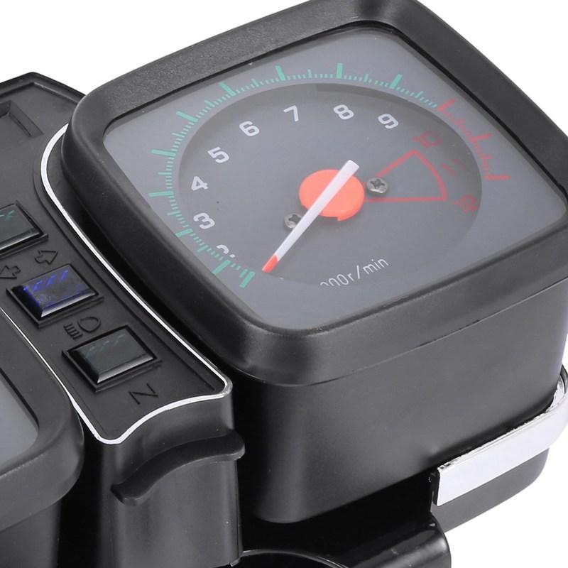 Motorcycle Instrument Odometer Tachometer Instrument Assembly For Suzuki GS125-A97E