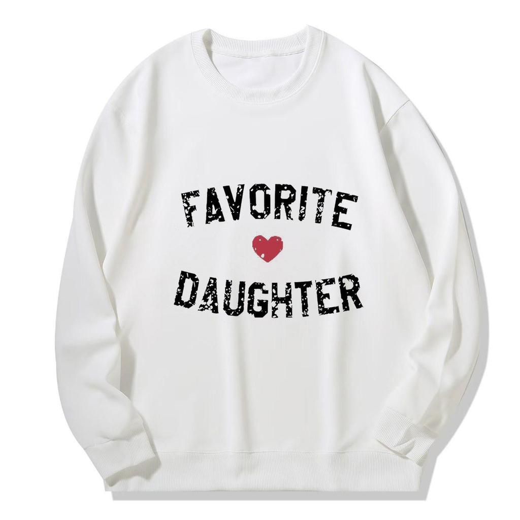 "Life is Better with My Boys" Cotton Long-Sleeve Trendy Hoodie