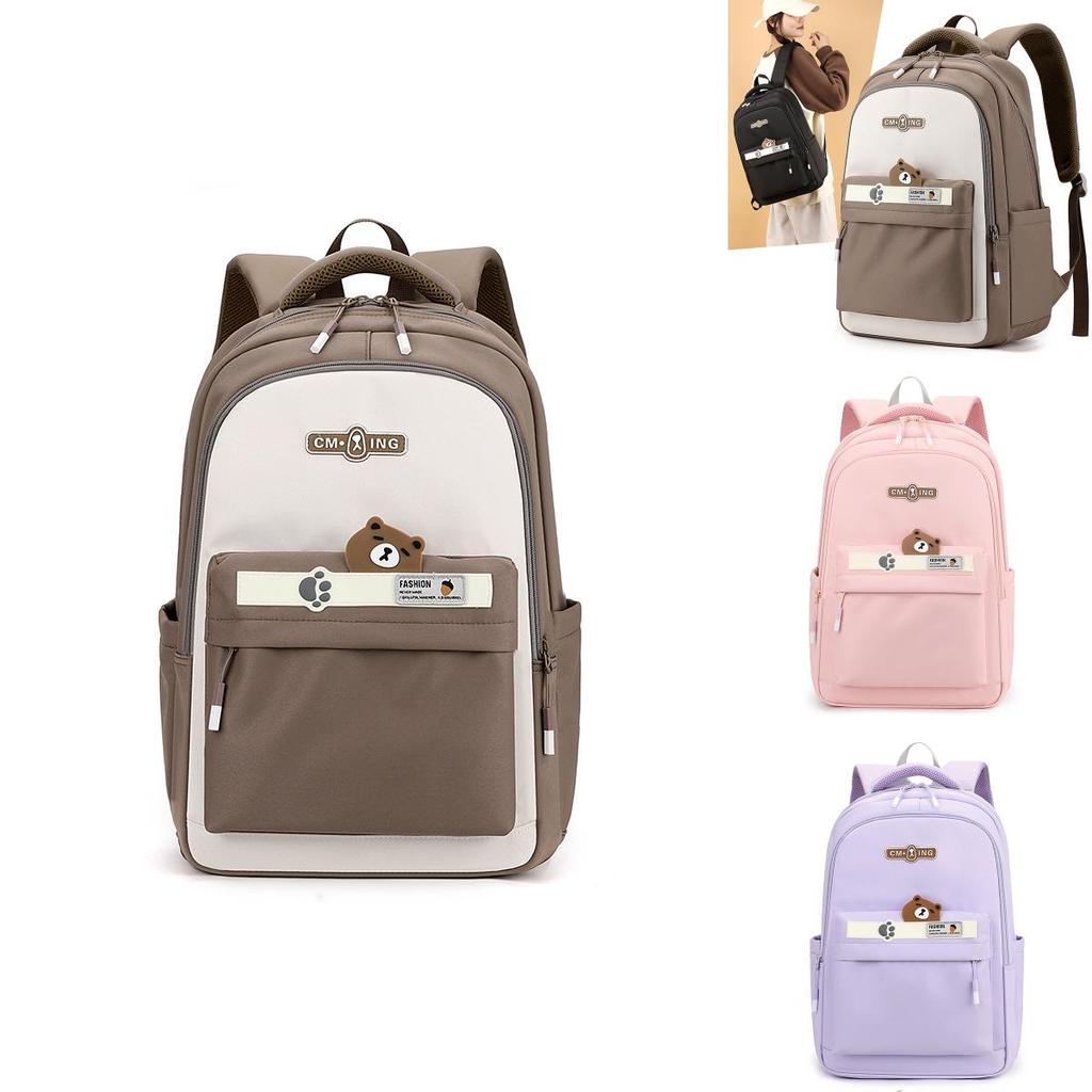New Style Student Backpack For 3-6 Grade Primary School Kids Cartoon Bag With Large Capacity