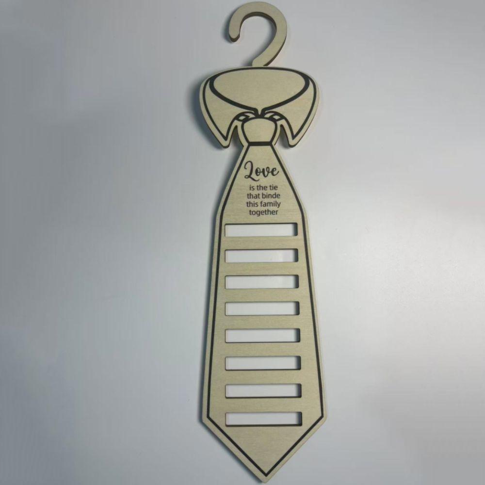 Wooden Material Wooden Handicraft Tie Rack Handcrafted Design Pendant Style Wooden Handicrafts Creative Pendants