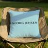 Georg Jensen Silver Jewelly Cushion Cover Soft Reversible Durable Pillow Cover MultiScene Use for Home Car Daily Comfort
