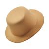 Womens Felt Fascinator Hat DIY Round Solid Color Small Plush Hat Hair Decor Wedding Bridal Cocktail Headwear Fasciantor Base
