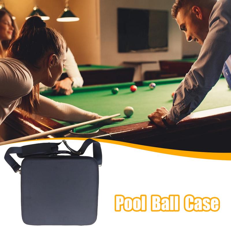 Portable Billiard Balls Bag Holder Convenient Pool Ball Backpack Billiard Pool Balls Carrying Travel Case