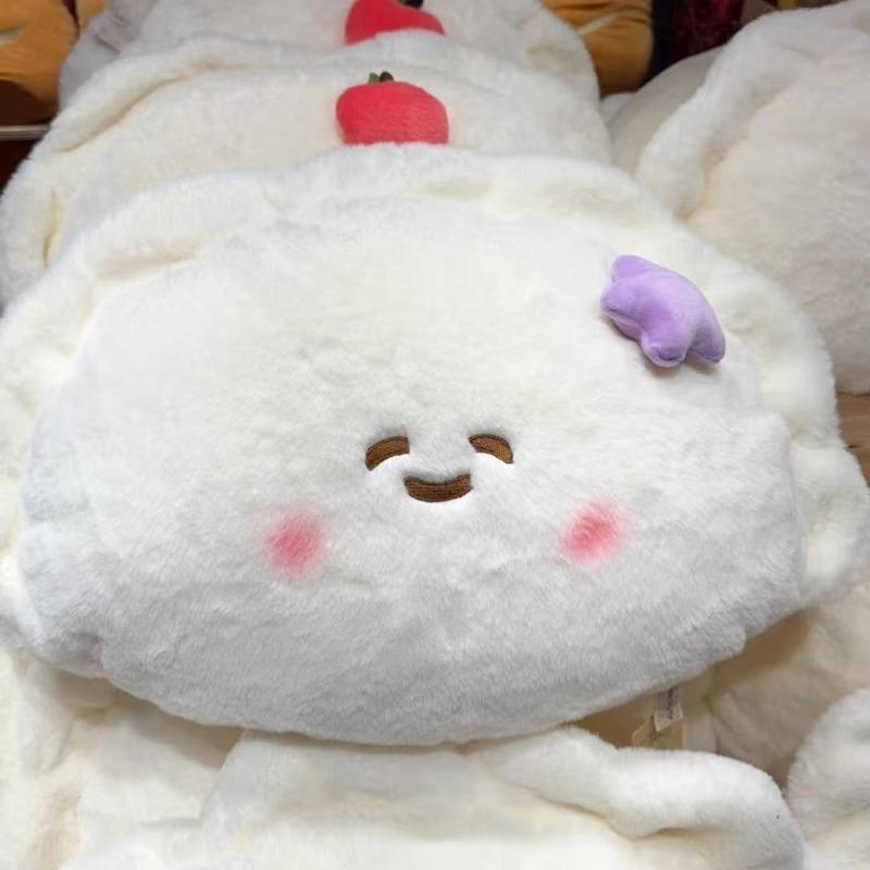 Cute Dumpling Pillow, Bedside Pillow, Nap Cushion, Creative Dumpling Pillow for Birthday and Valentines Day Gifts