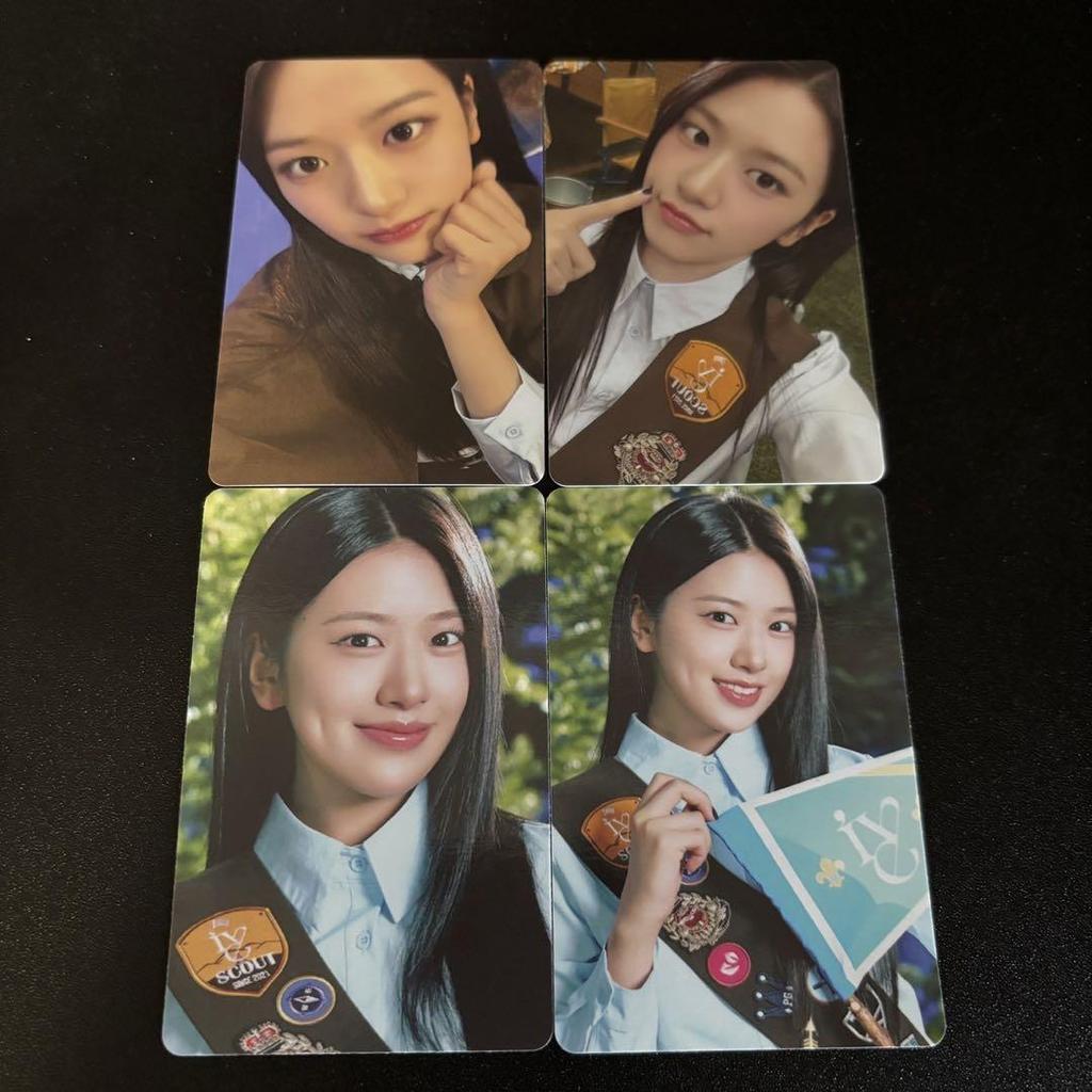 [USED] IVE Yujin SCOUT Seoul Con 4 Pieces 4 Types Complete Rantra Trading Card