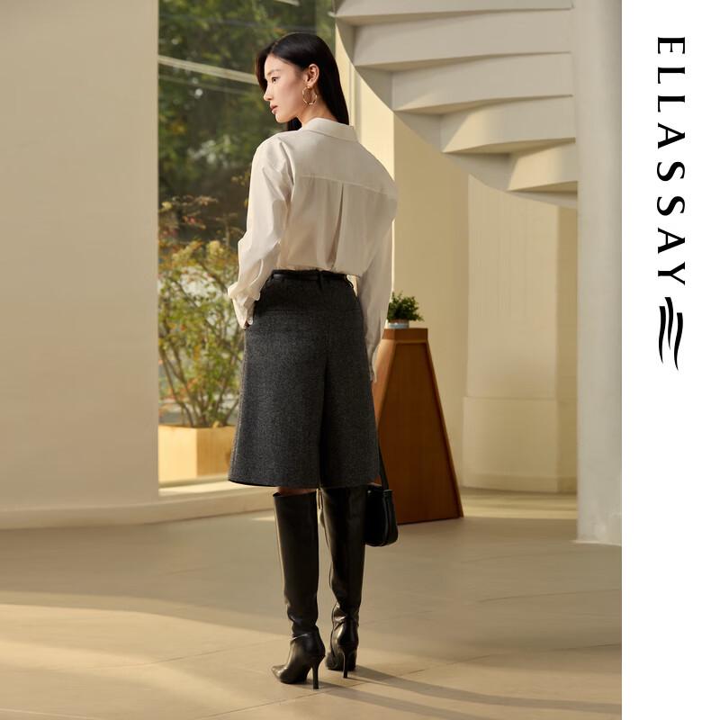 ELLASSAY Women's Merino Wool Blend Bermuda Shorts