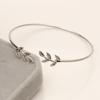 Punk Open Adjustable Arrow Cuff Bracelets for Women Simple Gothic Wrist Bow Heart Feather Bangles Gift Jewelry