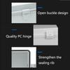 Dustproof Junction Box Gray/Transparent Cover Electrical Enclosure Box Distribution Box  Outdoor
