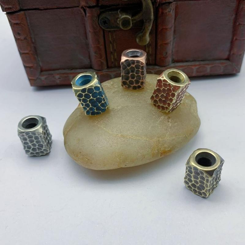 Barrel Paracord Bead Bracelet Keychains Handcraft Pendant DIY Outdoor Accessory