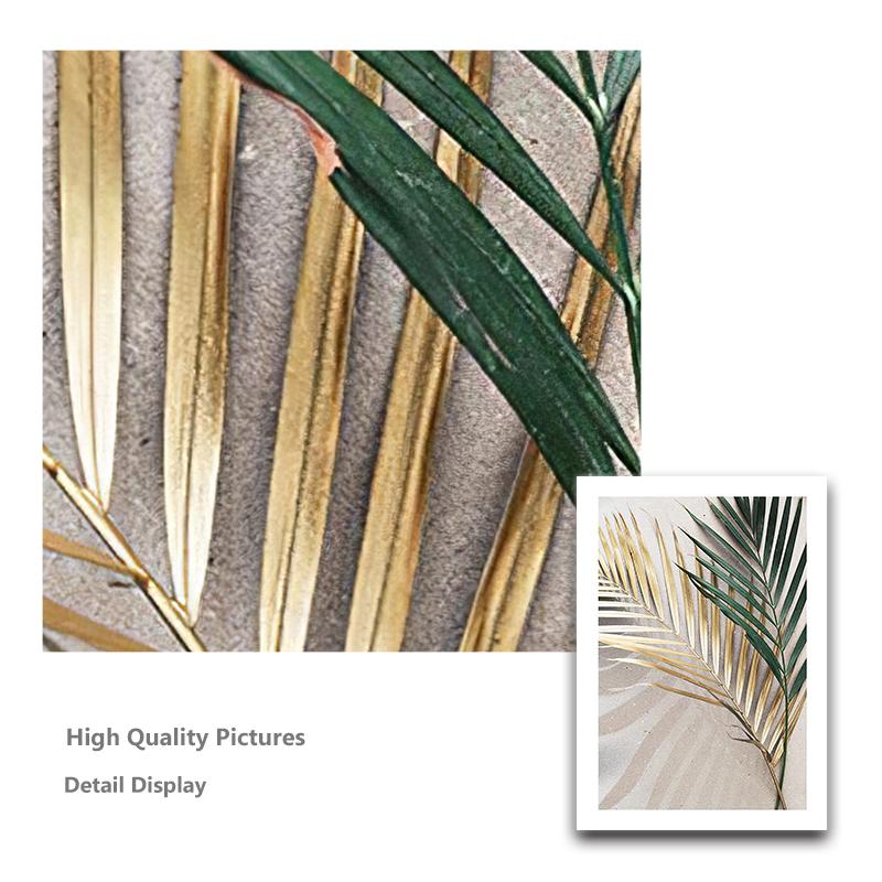 Canvas Painting Vintage Palm Leaf Landscape Poster Quotes Nordic Art Print Modern Scandinavian Wall Picture Living Room Decor