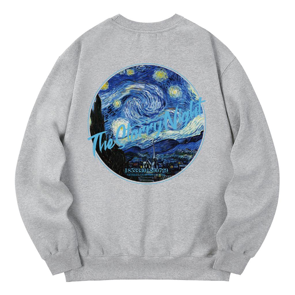 KAN6312 Kmg0069 Vincent Fleece-Lined Sweatshirt - Gray