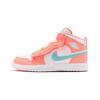Air Jordan 1 Mid Top Kinder Lifestyle Schuhe Weiß Orange Kinder im Alter von 3 7 Jahren AT4612-814
