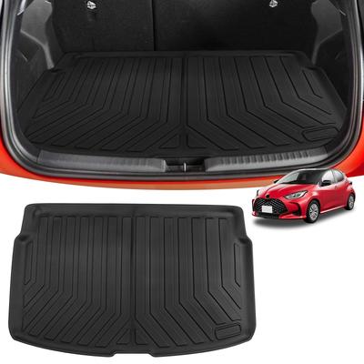 Νέο Yaris Πορτμπαγκάζ 3D Αυτοκινήτου TPE Αποσκευές Εύκολο Αυτοκίνητο 3D Προσαρμοσμένο Σετ Προστασίας Εσωτερικού Χώρου Πατάκι Αποσκευών Yaris, Ειδικός Σχεδιασμός για το Όχημα, Πατάκι, Ειδικό για Yaris