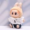 West Coast Labubu Doll's Hoodie Rap Dog 17cm Plush Dolls Clothes  Children Gift