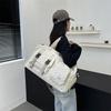 Large Capacity Argyle Travel Duffle Bag, Sports Gym Bag - Spacious & Highly Portable with Shoe Compartment for Overnight Trips