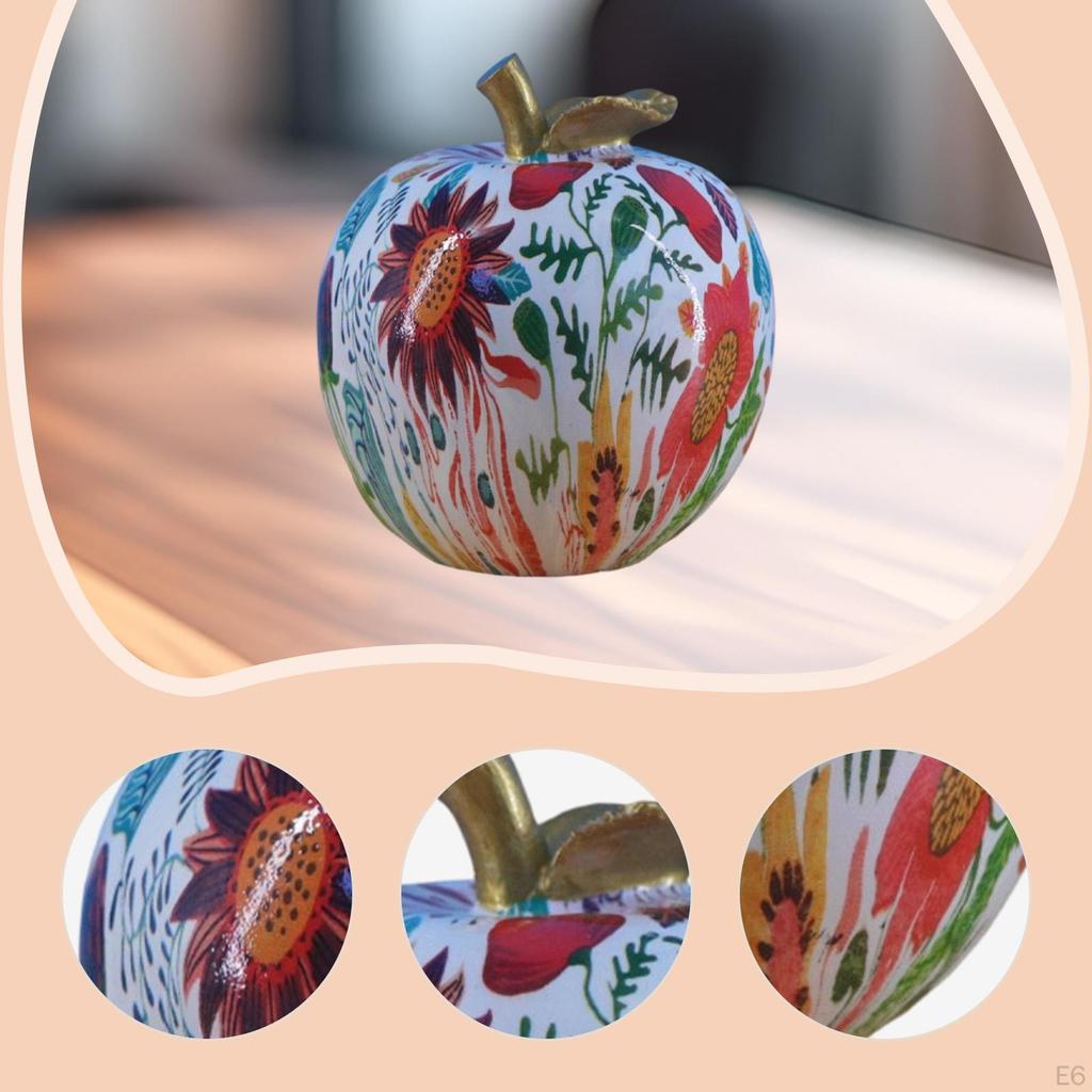Appelbeeldje, Artistische Vruchtsculptuur, Modern Decoratief Ornament Gemaakt van Hars, Creatief,