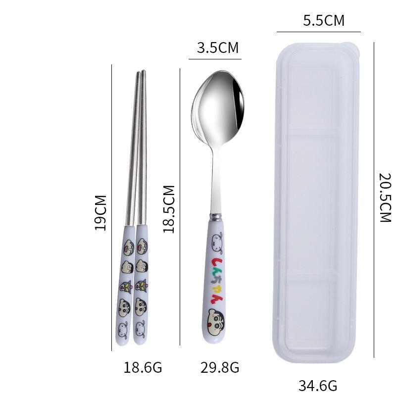Customizable Stainless Steel Portable Cutlery Set