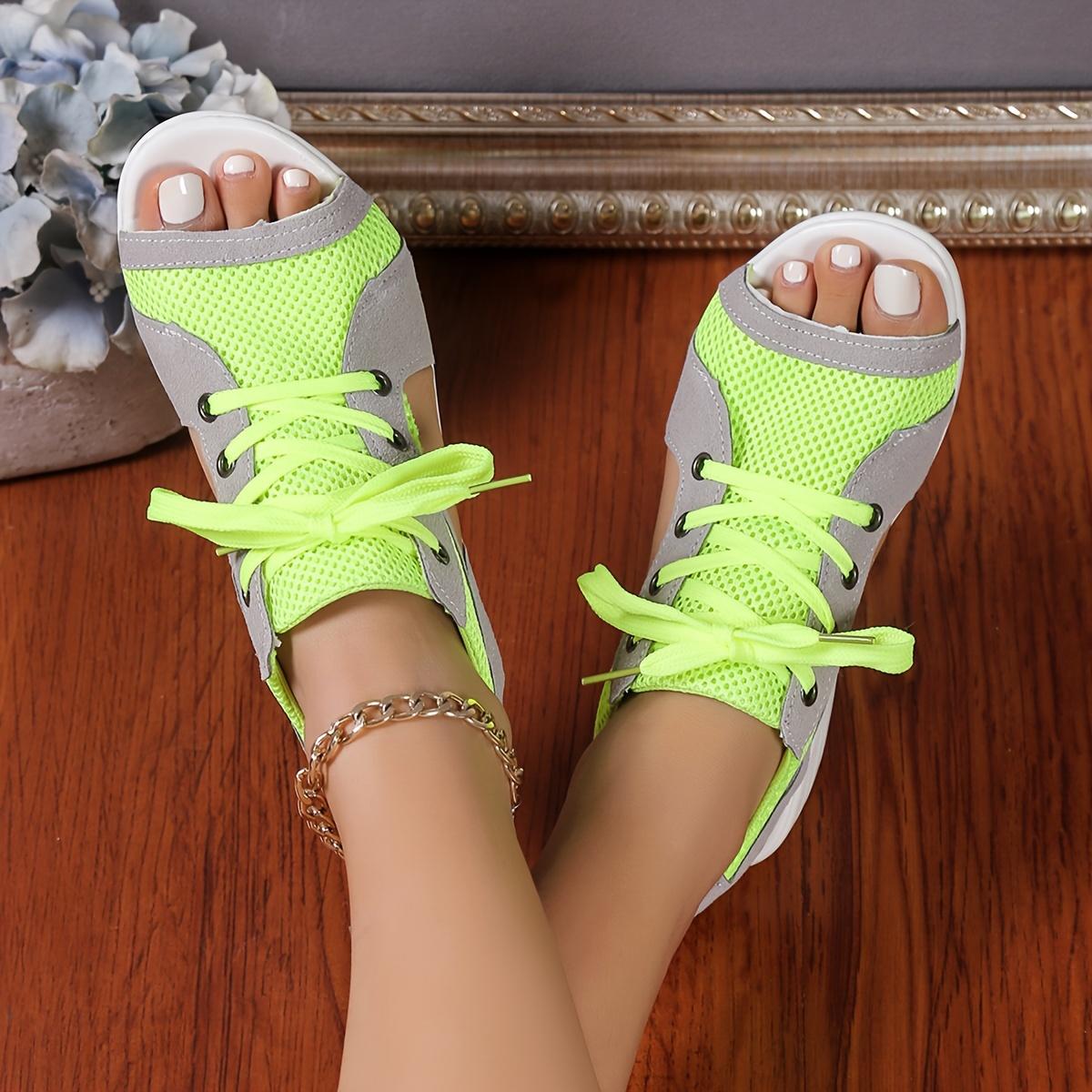 Женские сандалии на танкетке рыбий рот дышащие пляжные сандалии на толстой платформе со шнуровкой повседневная одежда стильная обувь 38 1979₽