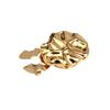 Yousheng Cufflink Irregular Shape Polished Shine Finish Cufflink Studs Business Shirt Button Cover DIY Clothing