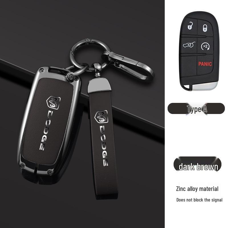Dodge Journey Metal Key Case: Premium Key Cover with Buckle for Men's Keys