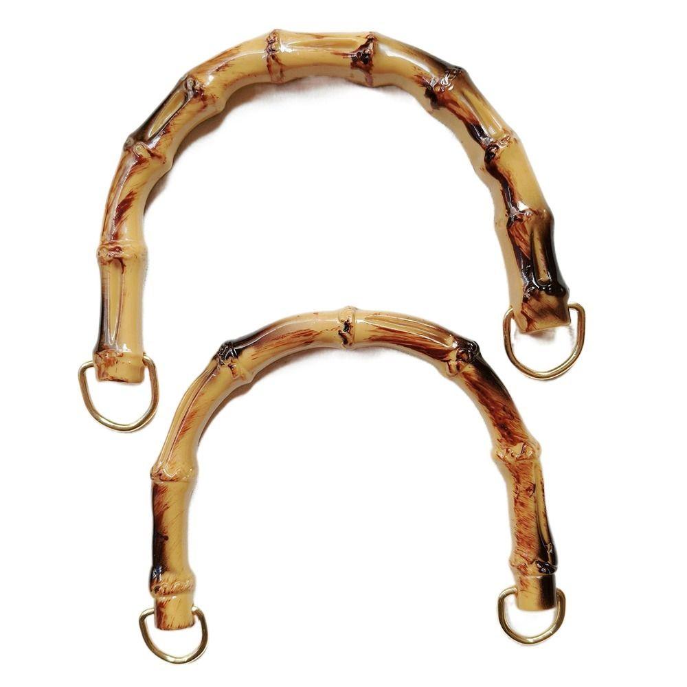 New Detachable Bamboo Purse Handles With Buckle 15.5CM Handbag Band Handle Bag Accessories Handbags
