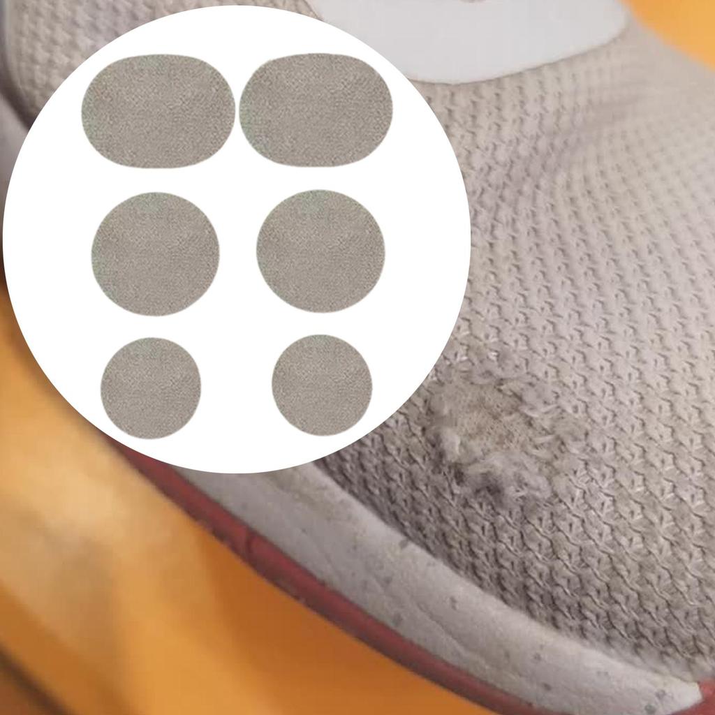6pcs Shoe Patches For Toe Holes Heel Repair Protector Flexible Shoe Patches For Dance Hiking Boots Running Sneakers Luggage