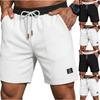 Men's Loose And Casual Sports Beach Vacation Drawstring Breathable Five-inch Short Pants
