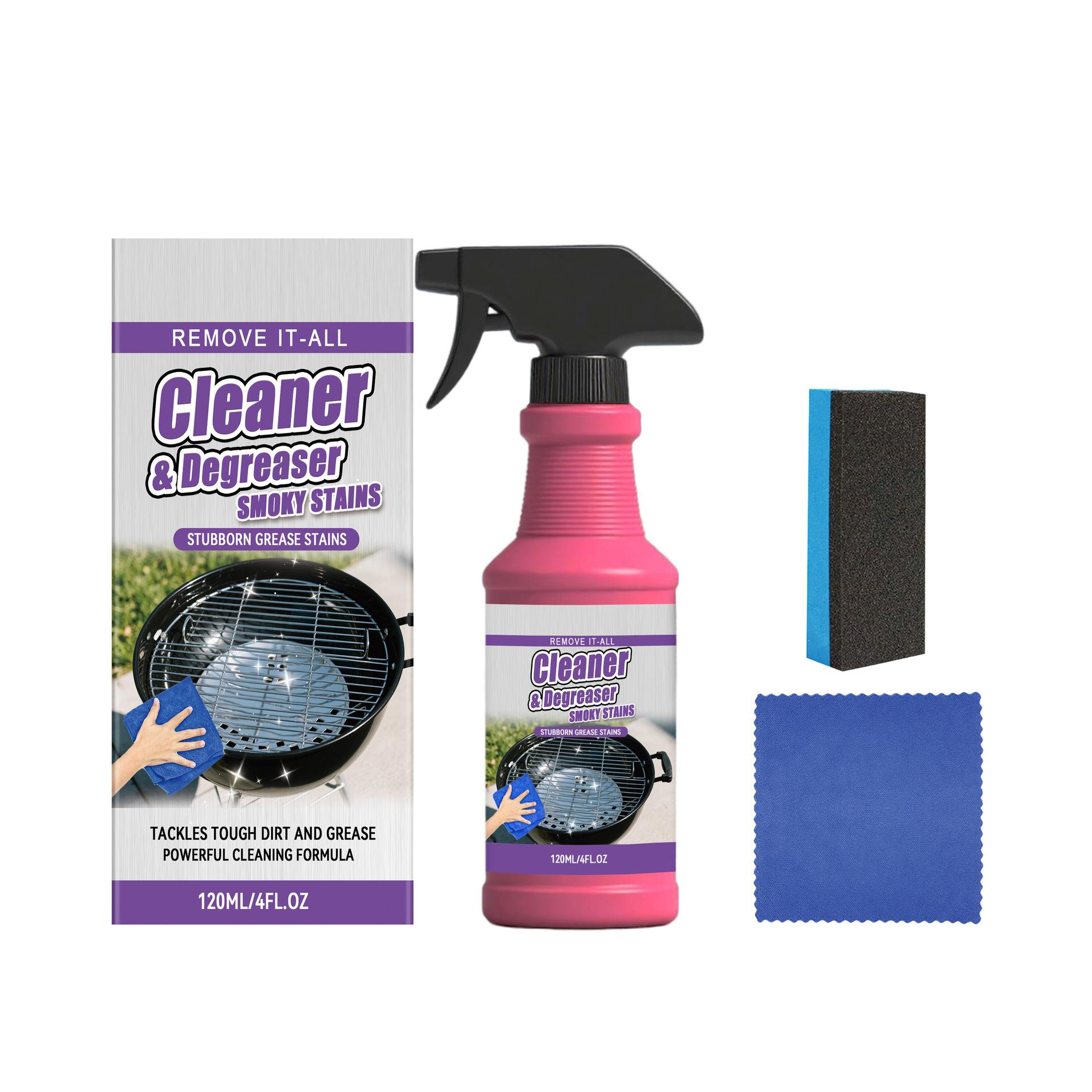 

120ml Of Grill Degreaser Spray, Suitable For Outdoor Grills, Ovens, And Grill Cleaning Spray. Comes With A Sponge And A Cloth. one size белый