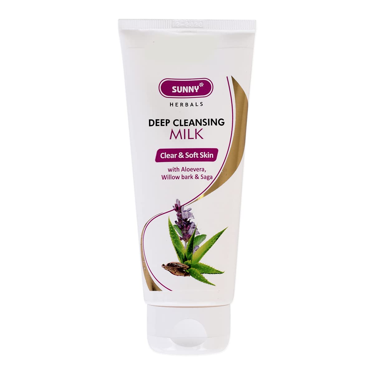 

Sunny Herbals Deep Cleansing Milk Makeup Remover Gentle Face Cleanser For Sensitive Skin Daily Use 100 Ml