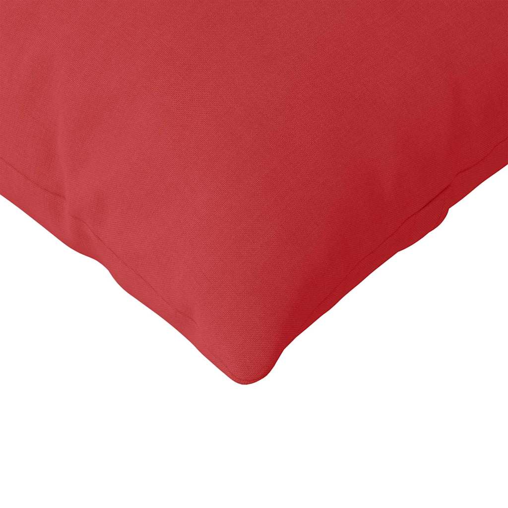 Sofa Cushions 2 Pcs Red 120 X 40 Cm Fabric