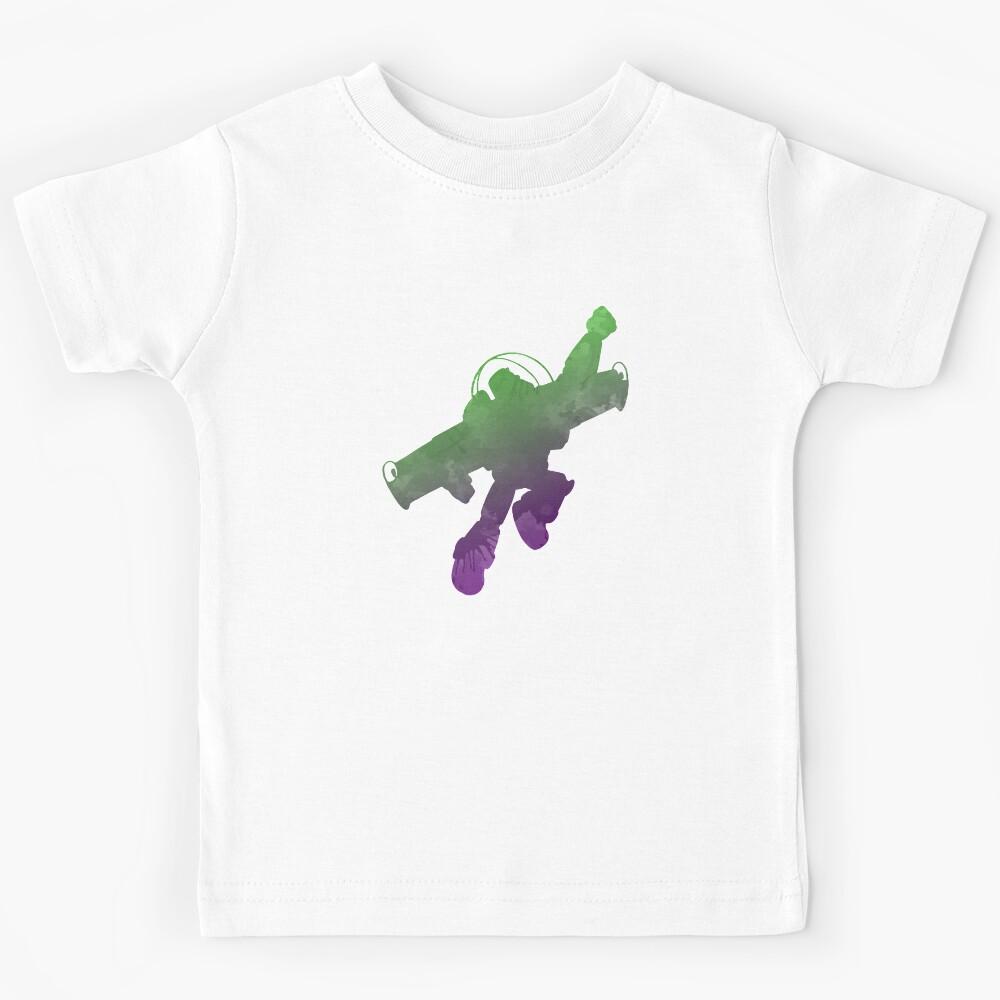 Spaceman Inspired Silhouette Kids T-Shirt 140