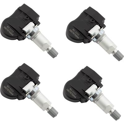 4PCS 68078768AA Capteur de surveillance de la pression des pneus TPMS Pour Jeep Grand Cherokee 2008 Chrysler 300 Dodge Charger 56029527AA 68001698AA