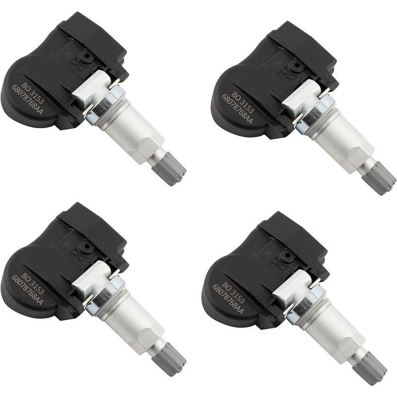 4PCS 68001698AA TPMS Tire Pressure Monitor Sensor For Jeep Grand Cherokee 2008 Chrysler 300 Dodge Charger 56029527AA 68078768AA