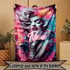 Custom Name Personalized Marilyn Monroe Print Blanket, Home Decor, Bedroom, Sofa, Camping, Couch, Gifts for Birthday ChristmasEnthusiasts