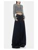 KEN STUDIO Women's Retro Loose Wide Leg Denim Jeans - Early Autumn Collection