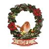 Robin Wreath Figurine