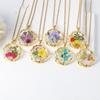 Collana Floreale in Resina Leggera Catena Regolabile per la Clavicola per Pelli Sensibili Accessorio Gioiello da Indossare Ogni Giorno
