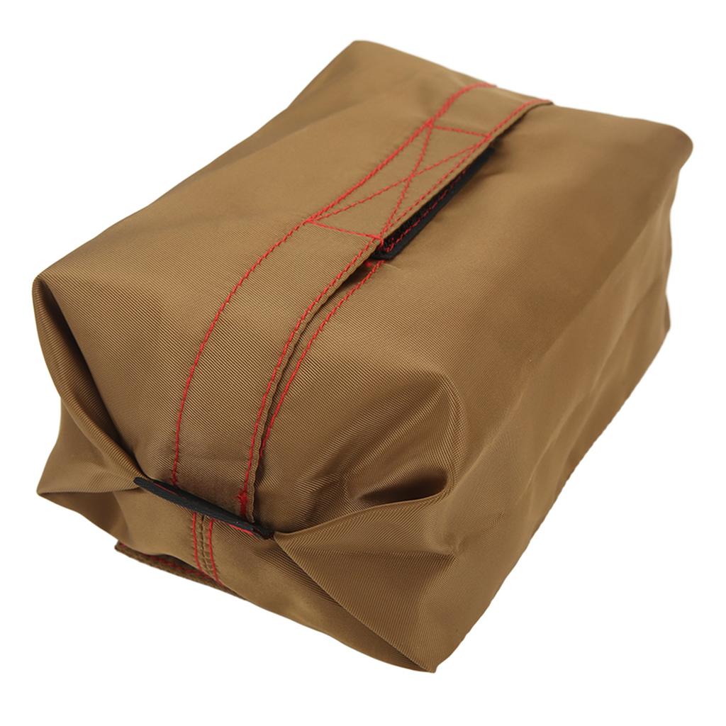Outdoor Waterproof Vintage Napkin Storage Bag Portable Car Tissue Holder Bag for Camping Traveling