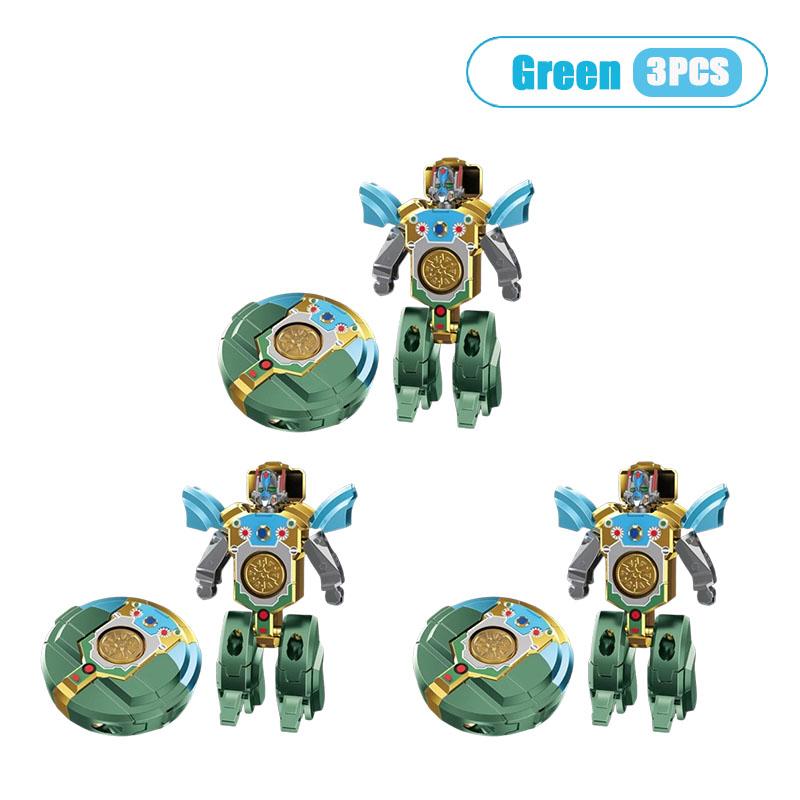 Transforming Robot Fidget Spinner 2-In-1 Decompression Toy Creative Finger Gyro Stress Relief Gift For Boys Kids