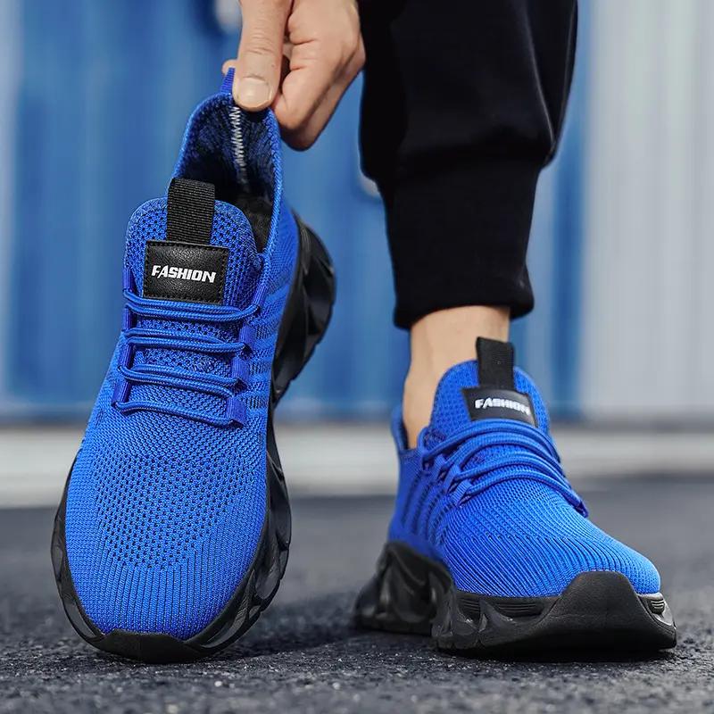 Men's New Sneakers Platform Running Lightweight Outdoor Hiking Anti Slip Summer Fashion Trend Casual Tennis Sneakers Large Size