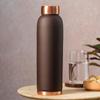 Colour Copper Bottle 1 Litre, Brown 100% Pure Copper, BPA Free & Leakproof with Anti-Oxidant Properties of Copper, for Home, School & Office