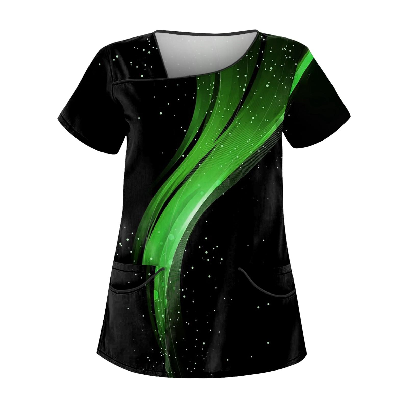 

Женский модный комбинезон с короткими рукавами с градиентным принтом и топами с карманами XXXL