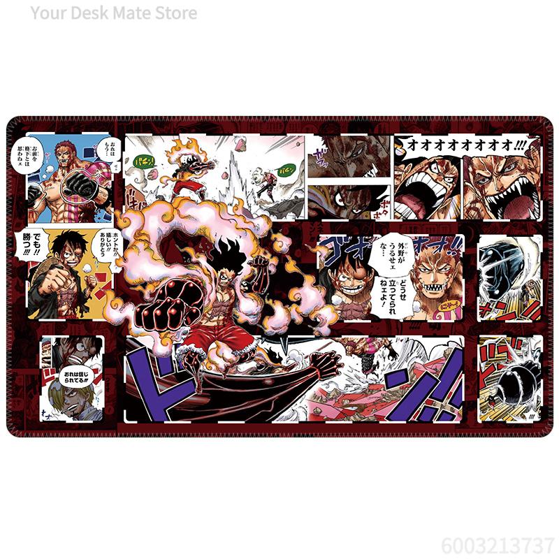 Anime One Piece OPCG GAME Accessory Comic Series Card PlayMat Perona Yamato Luffy Reiju Collection Gifts Toys