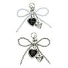 Bows Keyring Creative Car Key Chain Heart Keychain Korean Styles Bag Charm Lovely Keychain Hanging Ornament for Backpack