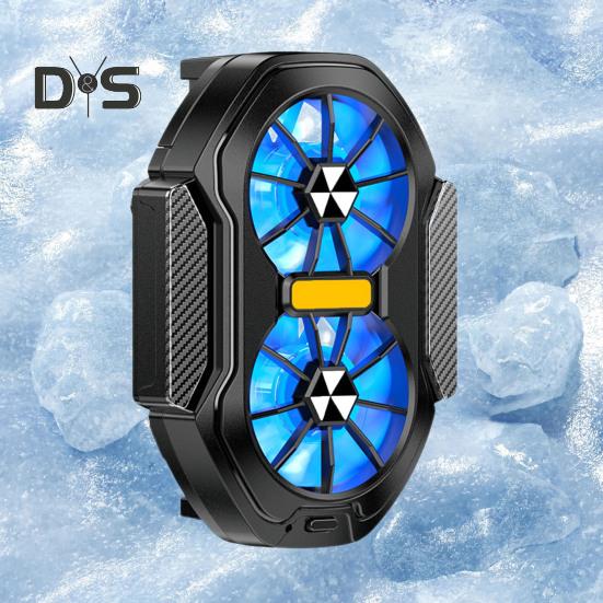 Drahtloser Handy-Kühler-Lüfter Halbleiter-Wärmeableitung Geräuscharmer wiederaufladbarer Universal-Telefon-Kühler