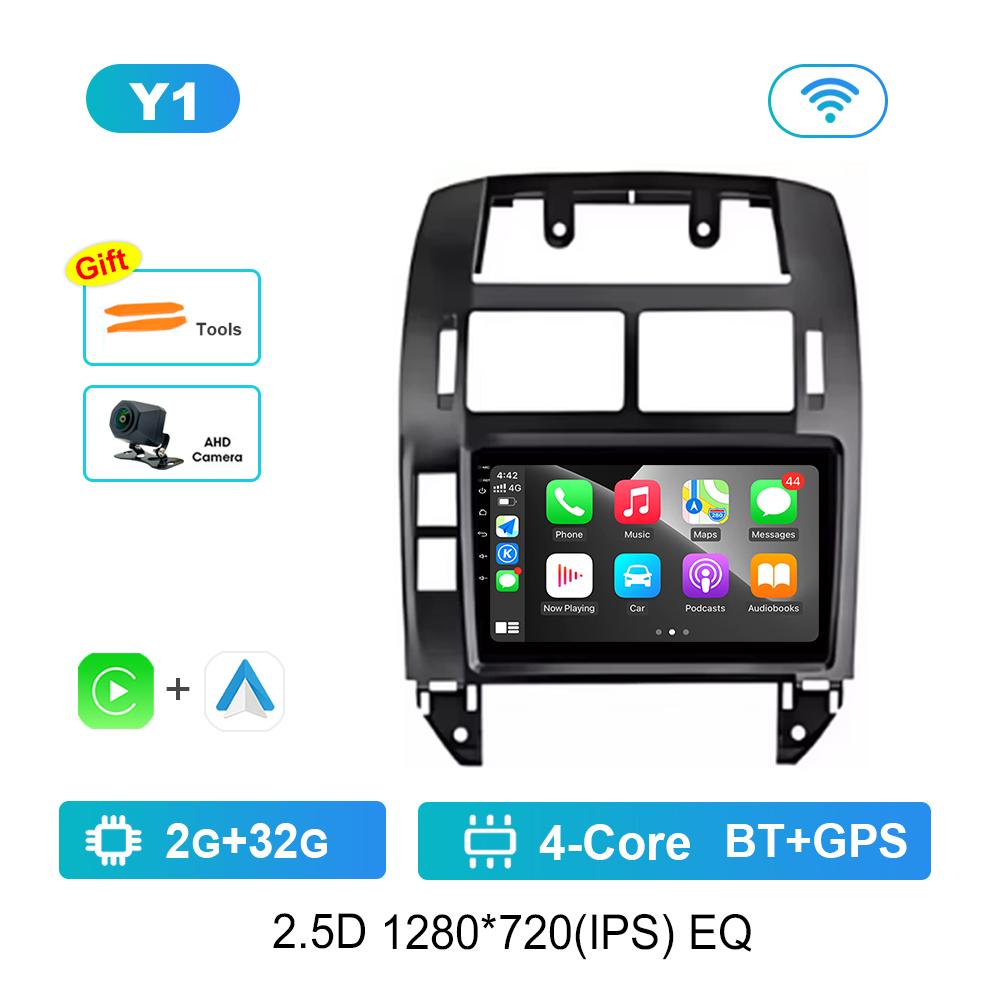 Android OS for Volkswagen VW Polo MK4 6Q 9N 9N3 2004 - 2009 GPS Navi Car Radio Video Multimedia Player WiFi Carplay Auto Tools