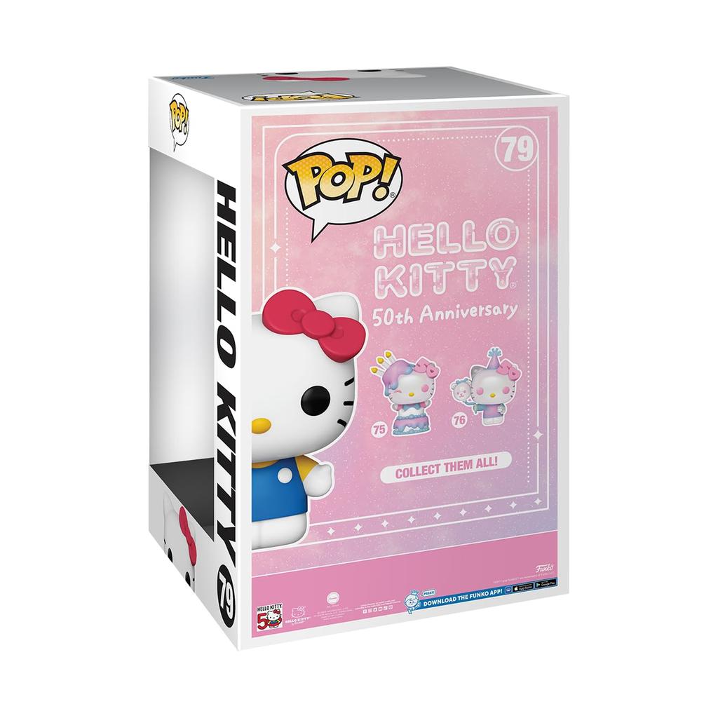 Hello Kitty Jumbo Figur Hello Kitty 50. Jubiläum Funko Jumbo Sanrio Hello Kitty Funko HK50th-