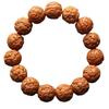 Carved Monkey Head Walnut Pi Xiu Bracelet Men Hand Polished Prayer Beads Wealth 15mm Single Ring