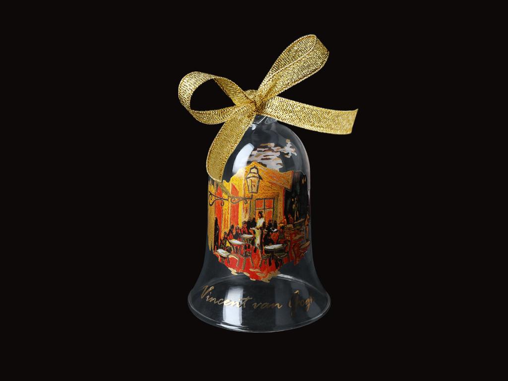 Decorative Porcelain Bell Van Gogh Terrace At Night For a Gift 1